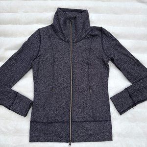 [SOLD on crosspost] Lululemon Size 6 Daily Yoga Jacket in Herringbone
